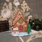 3D Diamond Painting Kit – Gingerbread House Christmas Cabin, Full Drill DIY Mosaic Holiday Decor, Festive Craft Kit